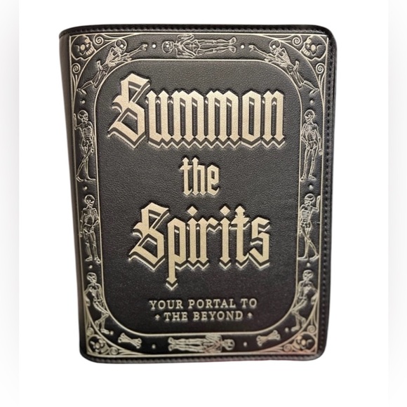 MAD Engine Handbags - 🖤💀NWT-MAD ENGINE “SUMMON THE SPIRITS” SUPER CUTE BOOK LOOKING CROSSBODY ☠️🖤